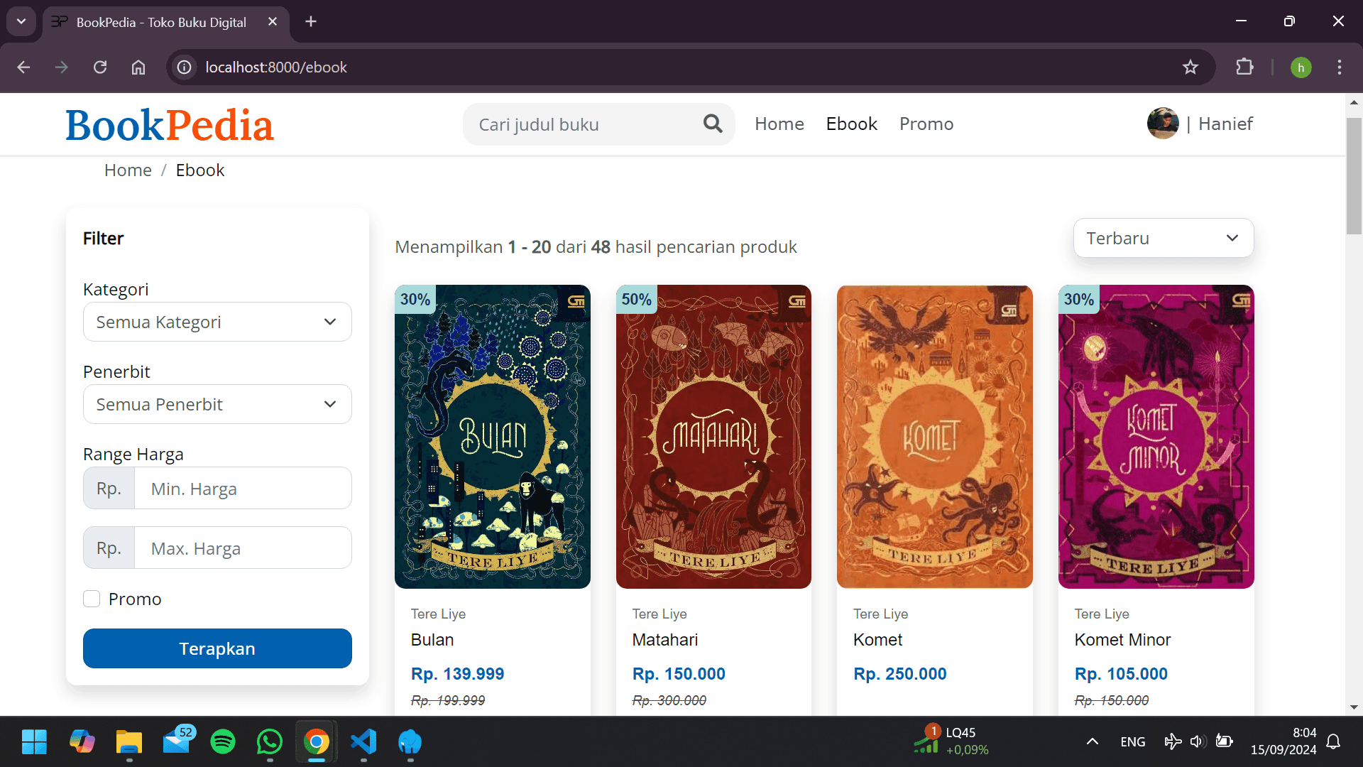 BookPedia Dashboard